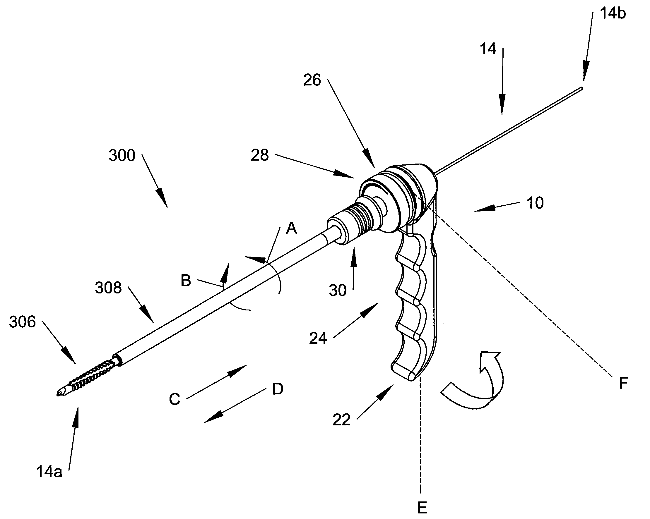 Ratcheting mechanical driver for cannulated surgical systems