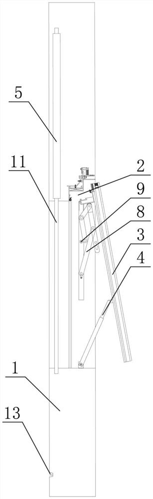 Intelligent control curtain wall electric fitting structure