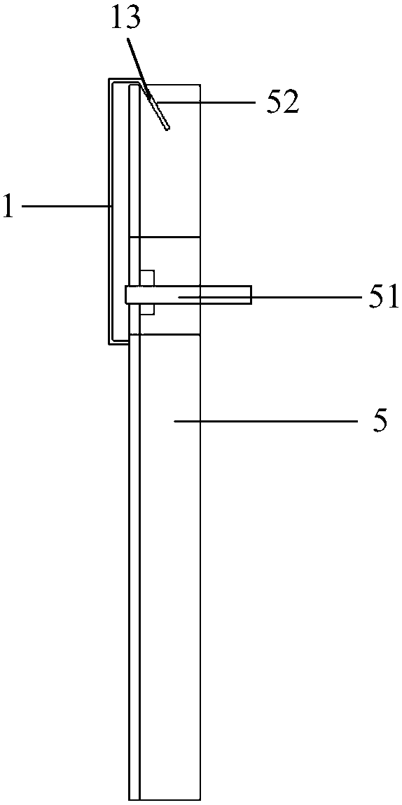 Wall hanging device for display device and method for adjusting curvature of display device