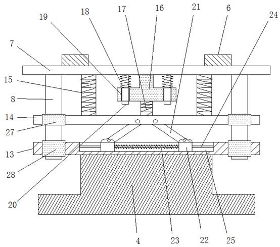 Shock-absorbing seat of textile machine