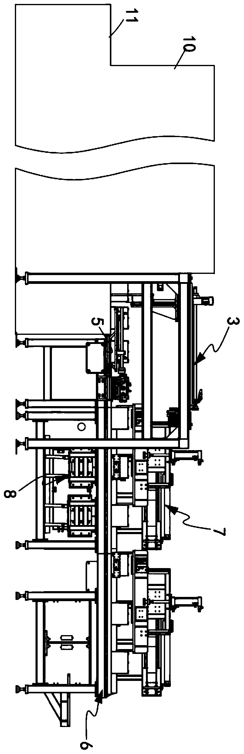 Automatic removal processing system and method for rubber caps of lead-acid batteries