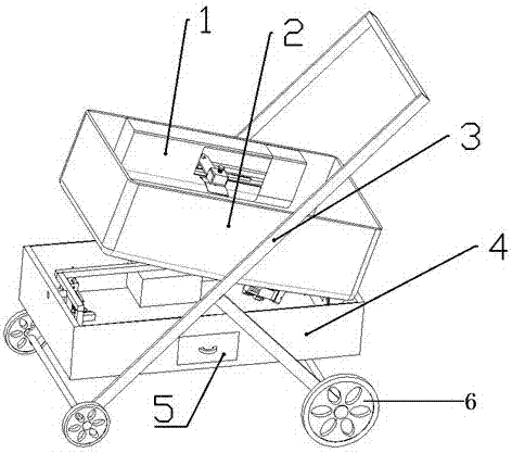 An anti-spitting baby nursing car