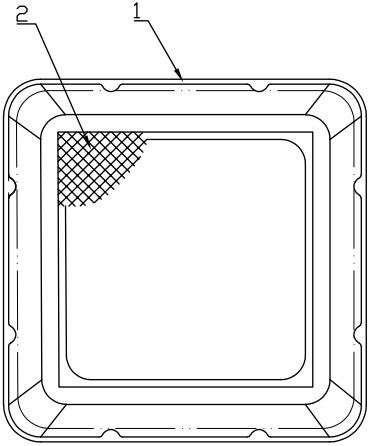 Anti-floating-free combined core mold for hollow floor slab