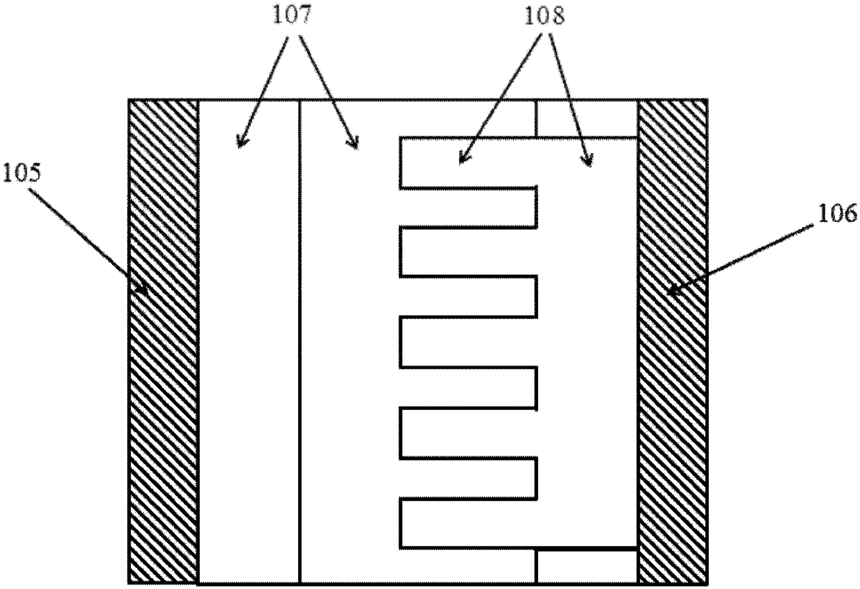 Periodic cross waveguide structure, electro-optical modulation structure and MZI (Mach-Zehnder Interference) structure