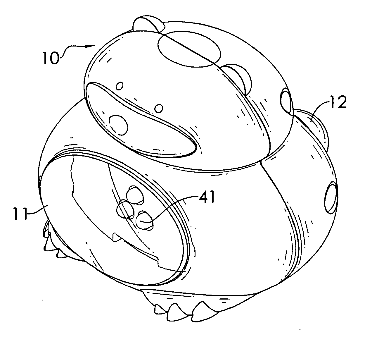 High-duration of illumination portable lighting device having manually actuated generator