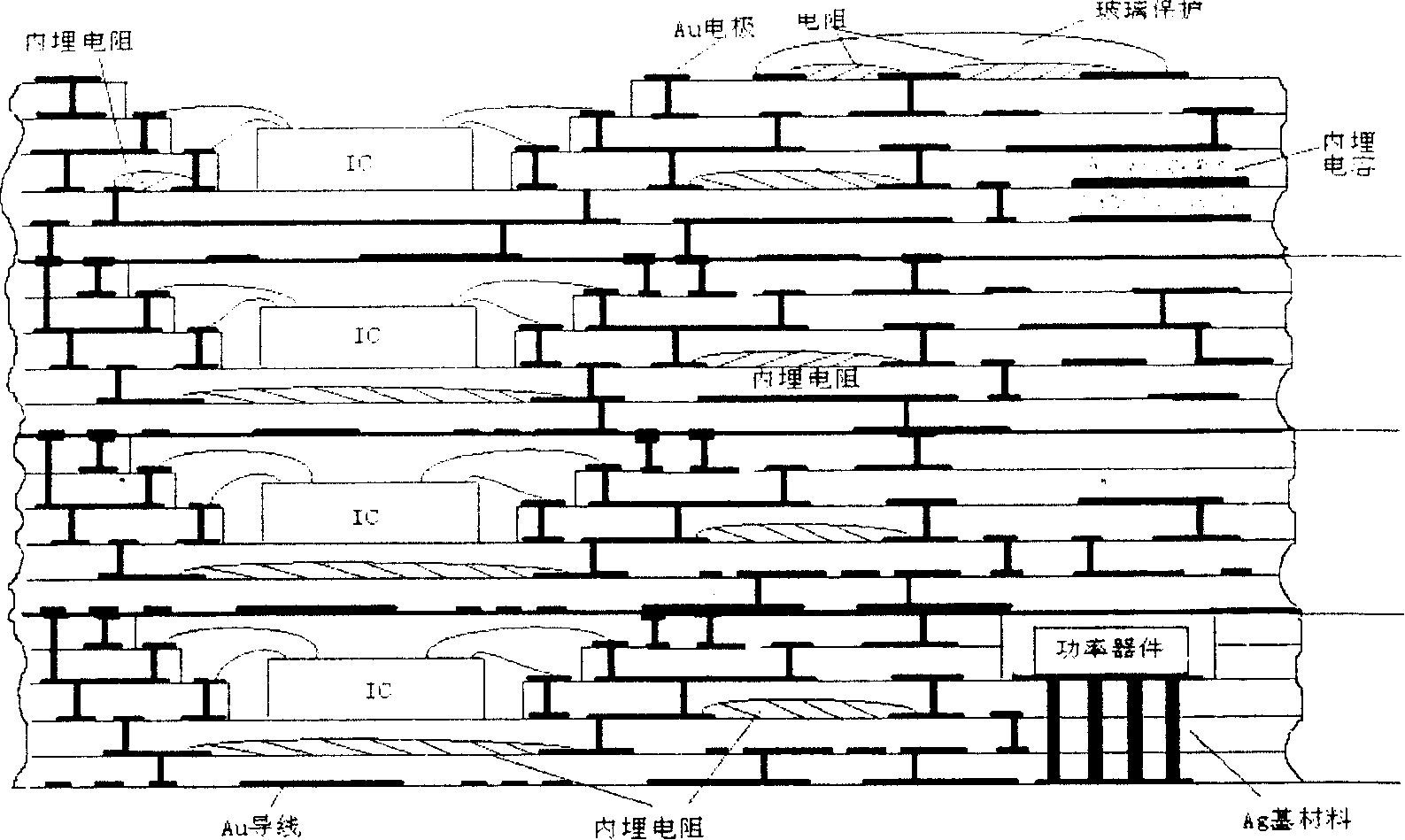 Method for interconnecting and packaging 3-D multi-chip module