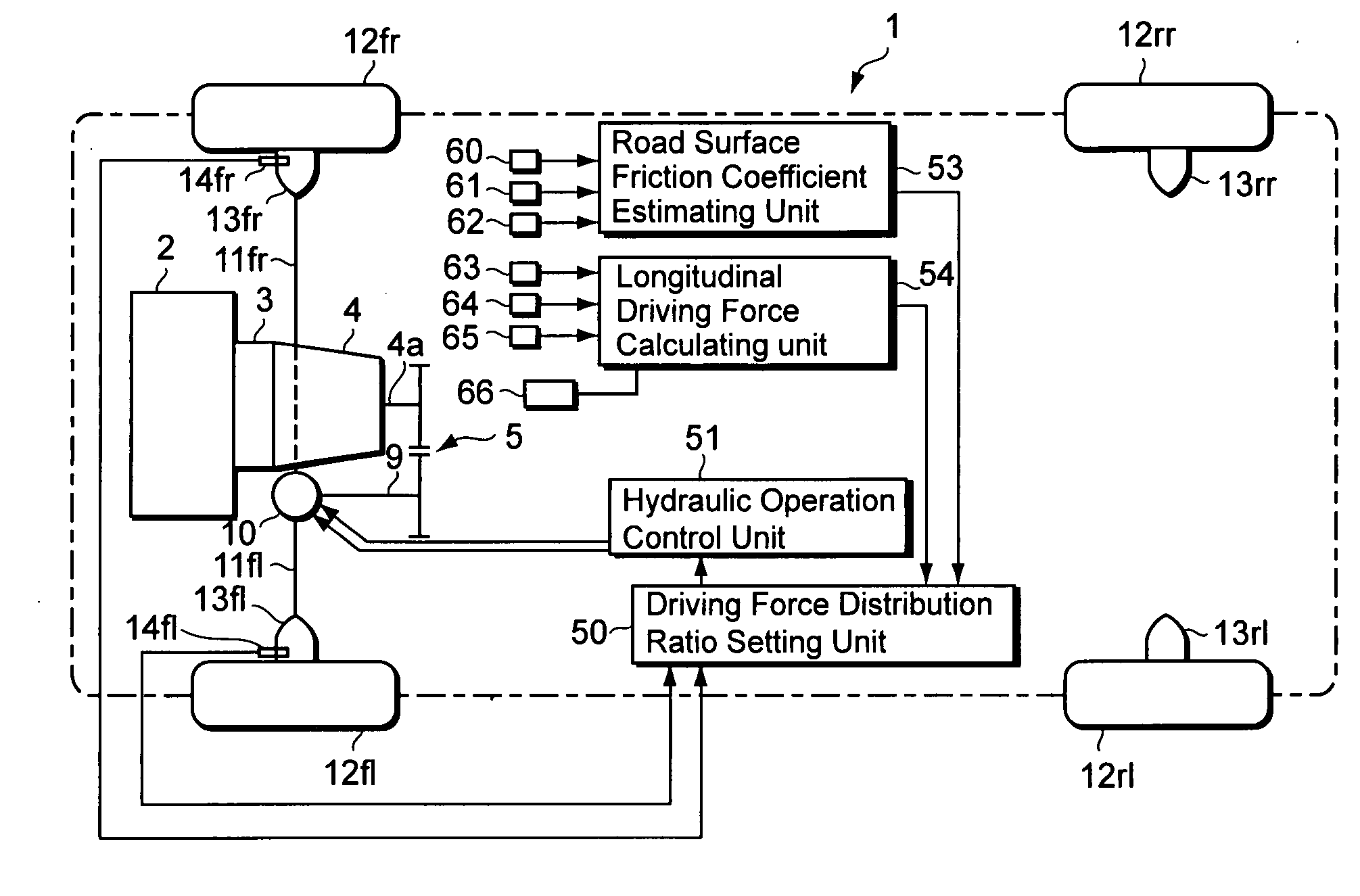 Vehicle motion control device and method