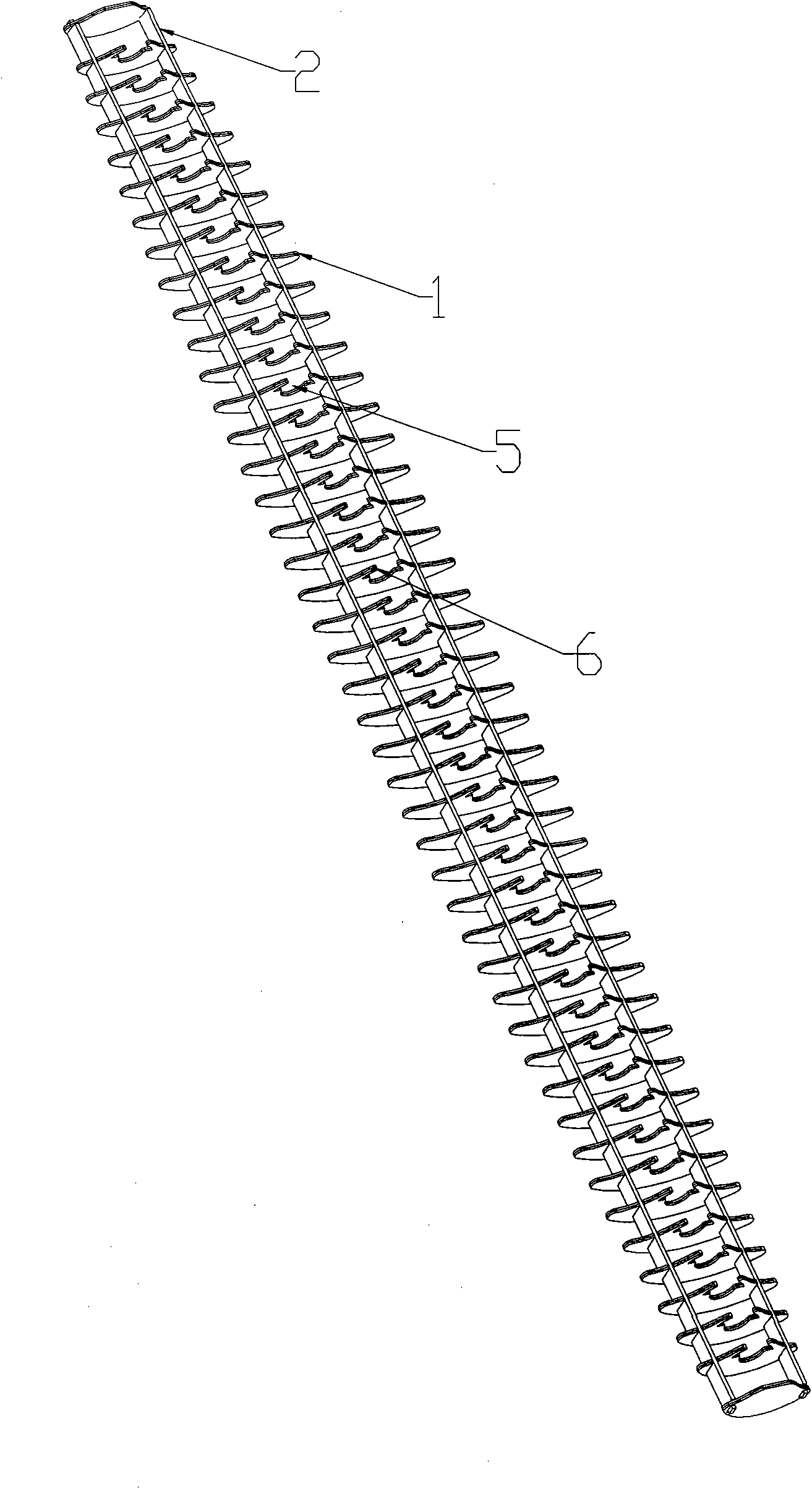 Lambency grating structure of fluorescent lamp and fluorescent lamp using same