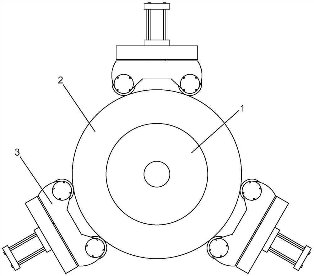 A copper straightening variable frequency roller with a brake