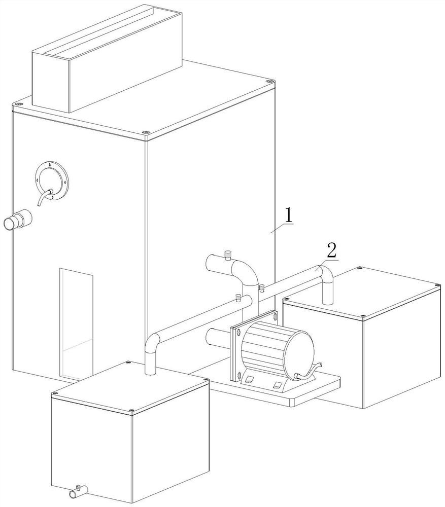 Extraction and separation device of dissolving solution for neodymium iron boron waste recovery