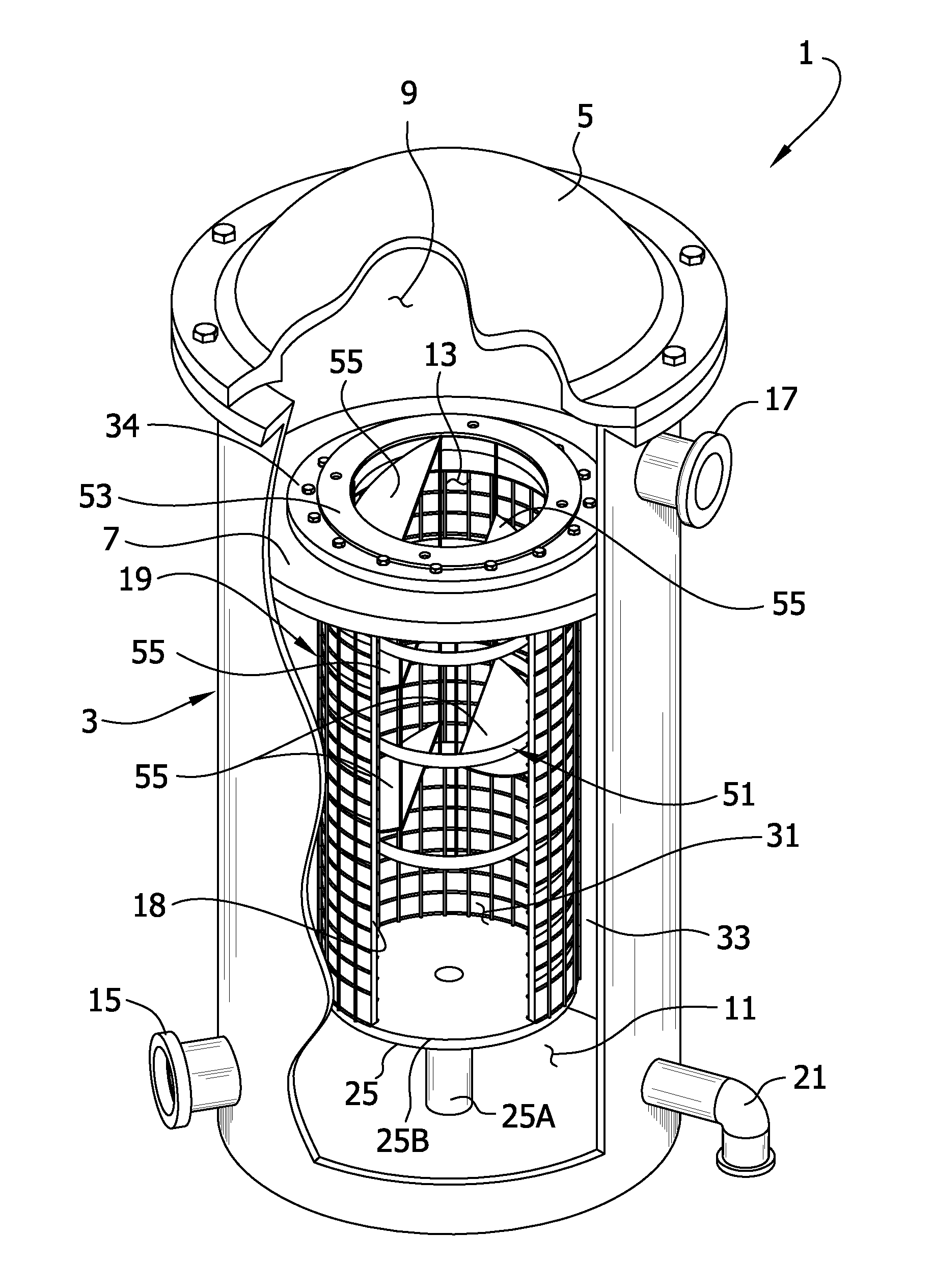 Fiber bed assembly including a re-entrainment control device for a fiber bed mist eliminator