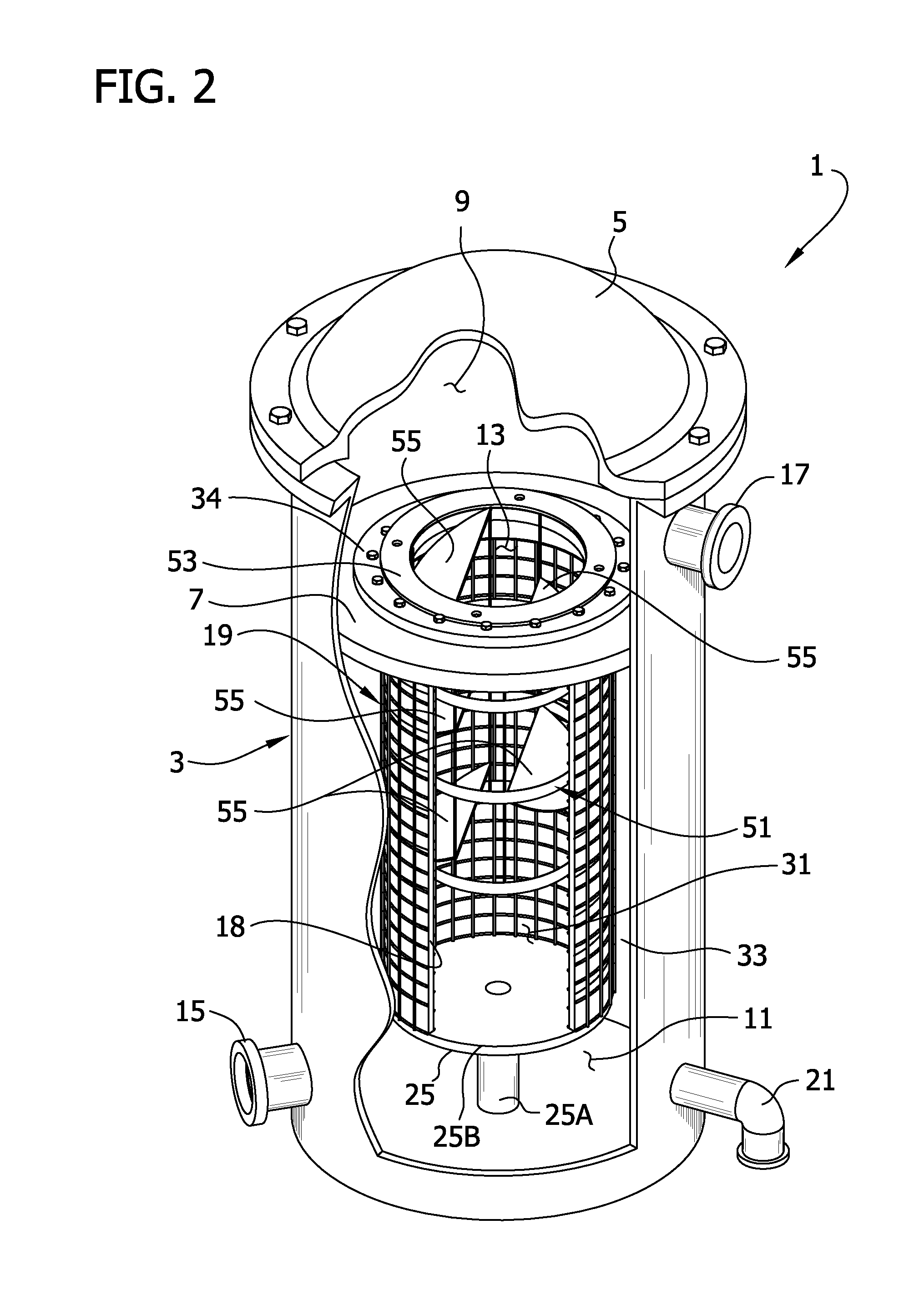 Fiber bed assembly including a re-entrainment control device for a fiber bed mist eliminator