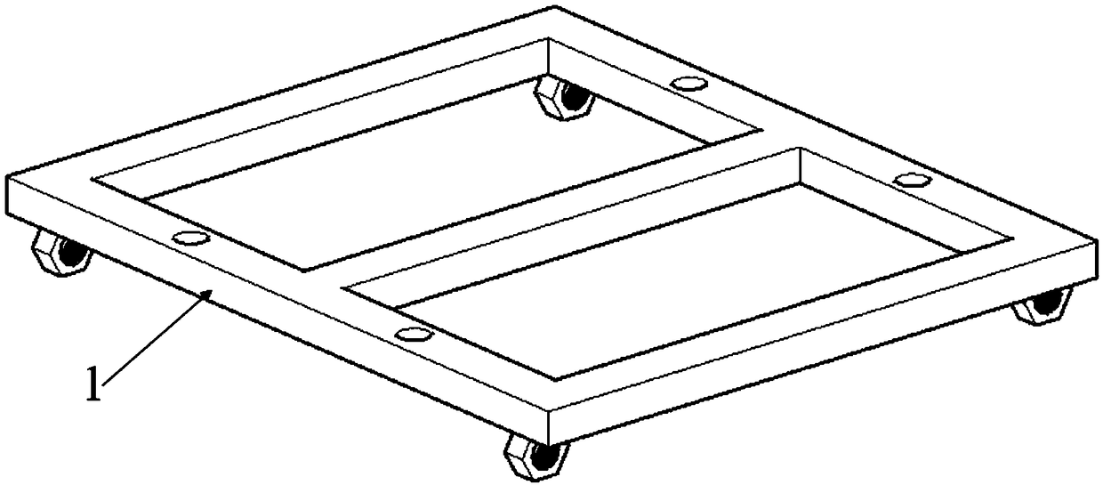 Device for restoring integrity of ice road in ice pool