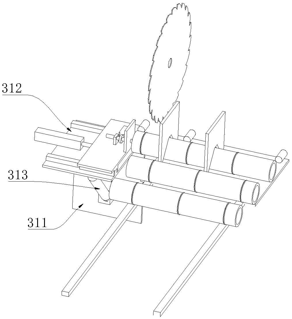 Bamboo sawing equipment