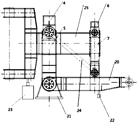 Assembly method of displacement adaptation mechanism of ship lift