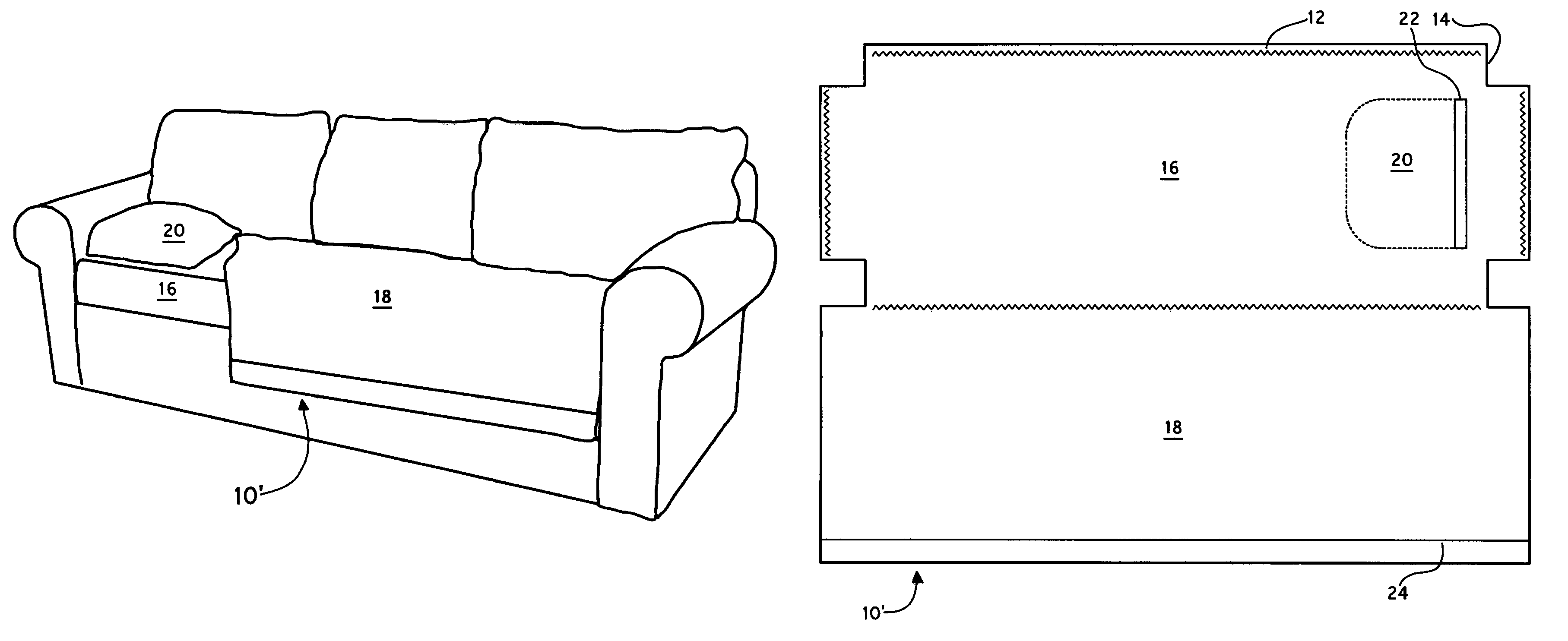 Sofa protector and bedding substitute