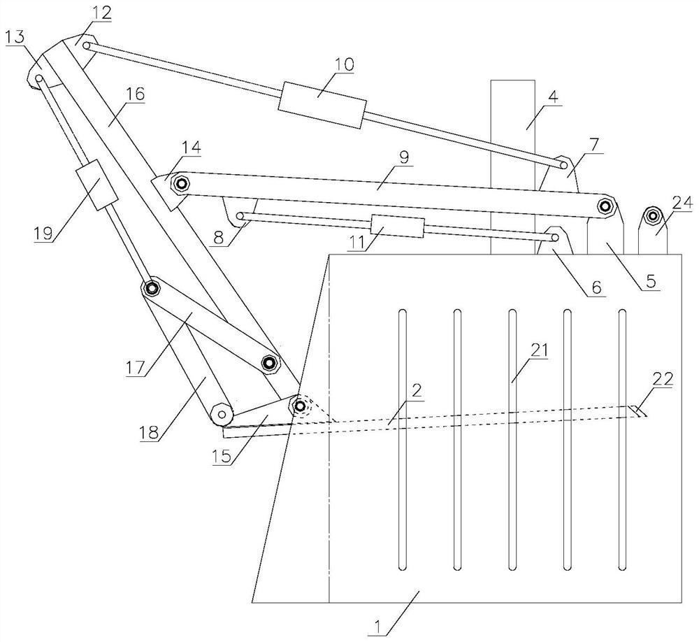 Transfer type automatic packaging mechanism and automatic packaging vehicle