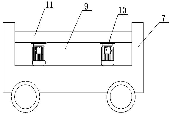 Production line of concrete prefabricated part and production process thereof