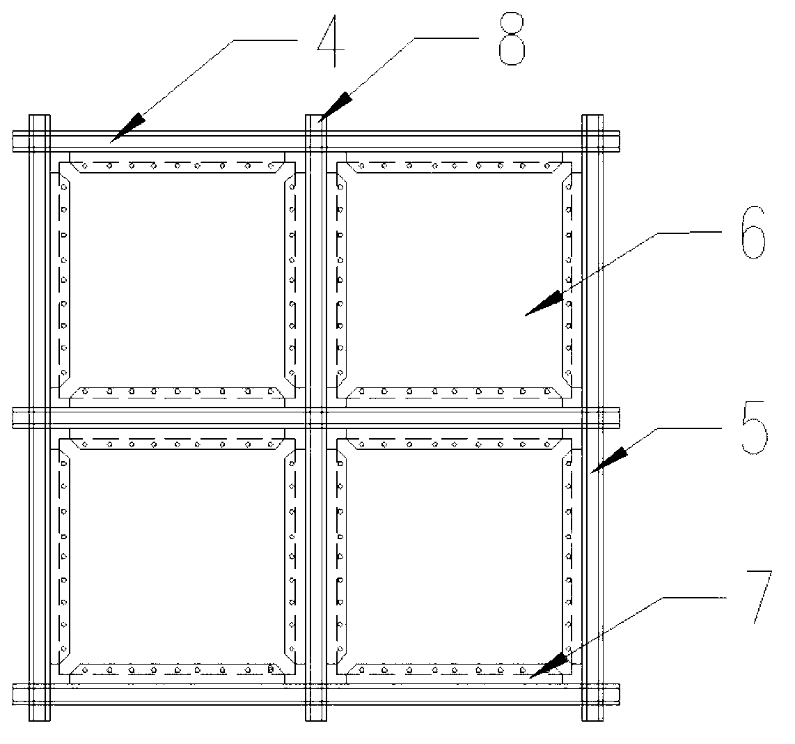 Separated steel plate shear wall