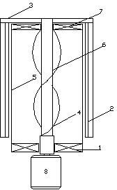 Pneumatic light complementary power generation device