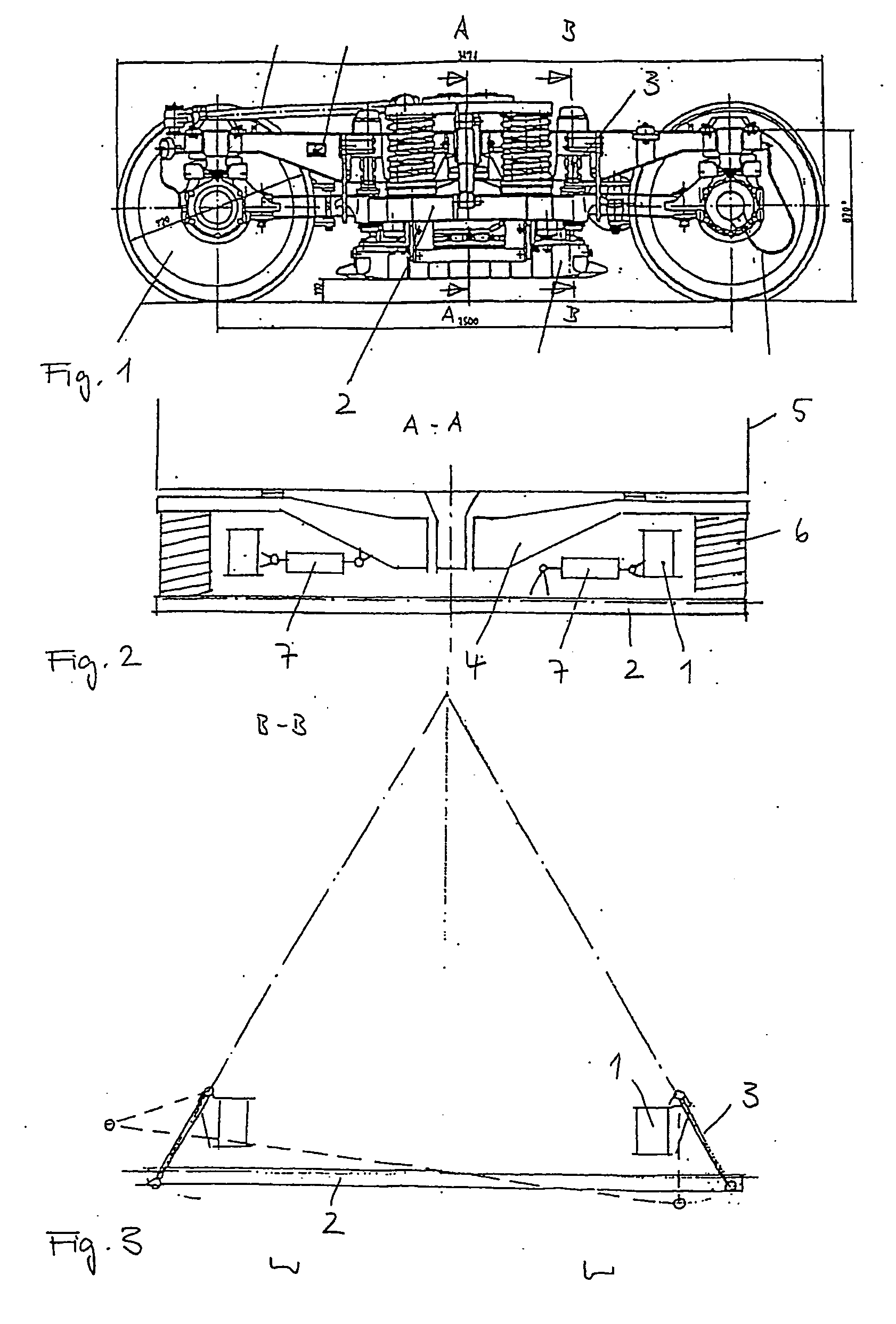 Running gear for rail vehicles