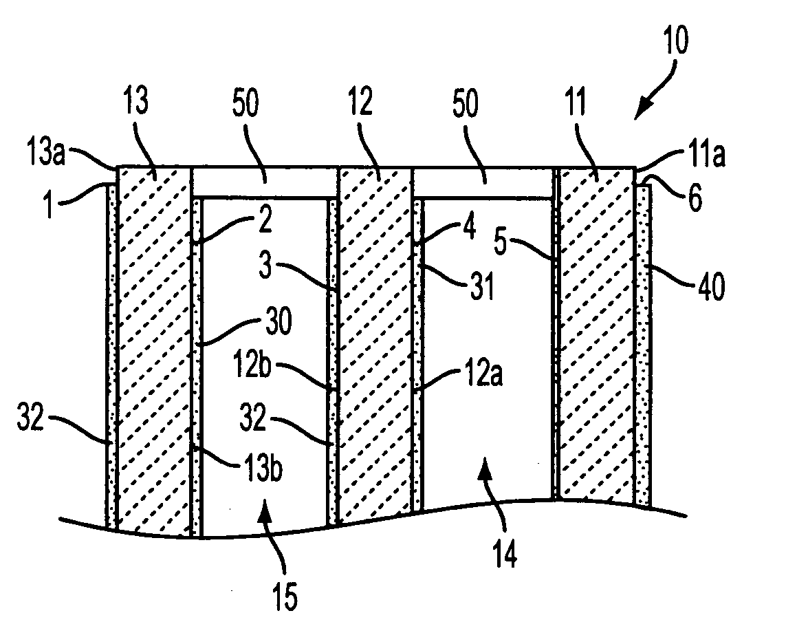 Refrigerated display case having a transparent insulating glazing unit