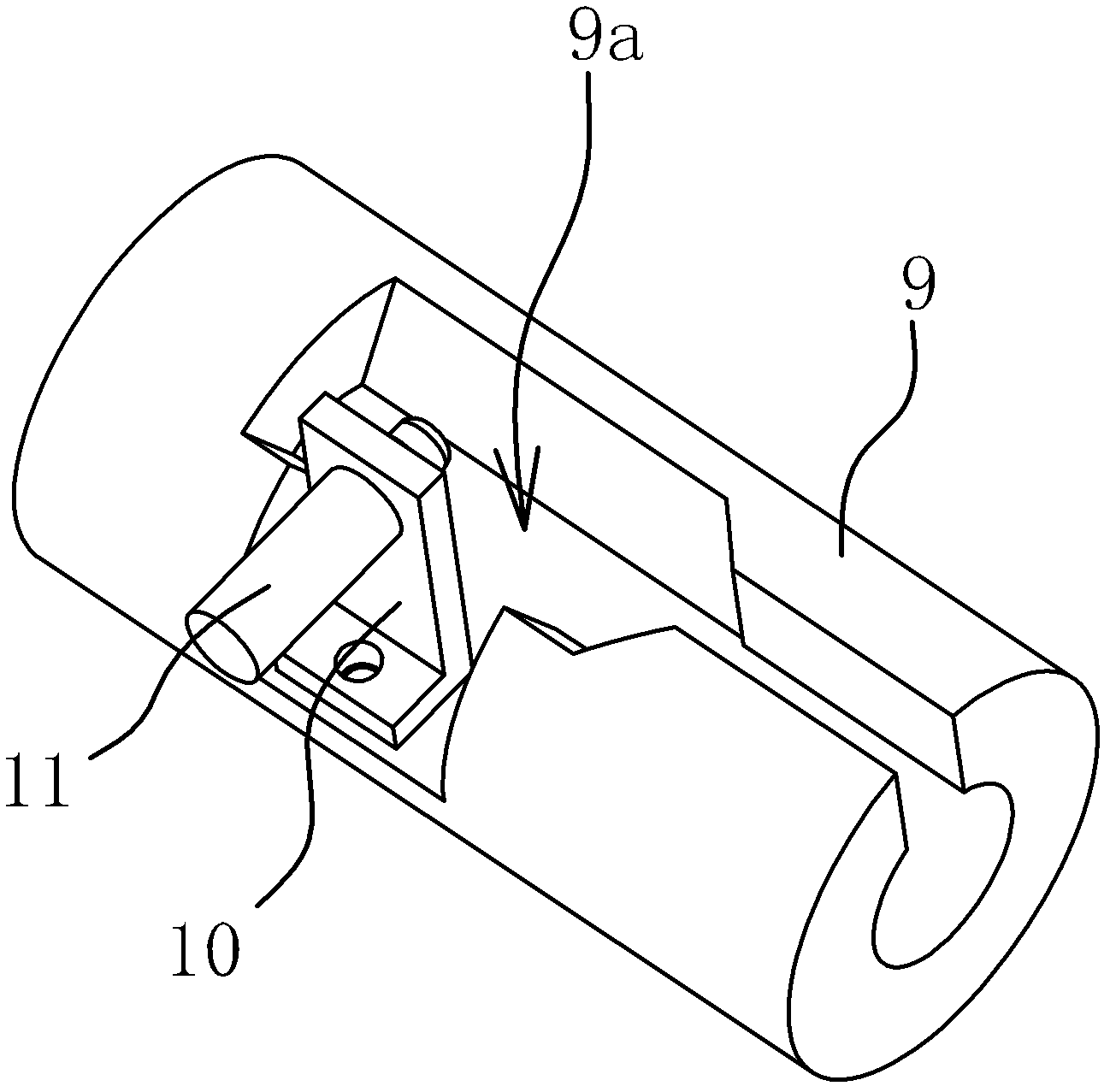 Processing machine tool for valve body connection hole