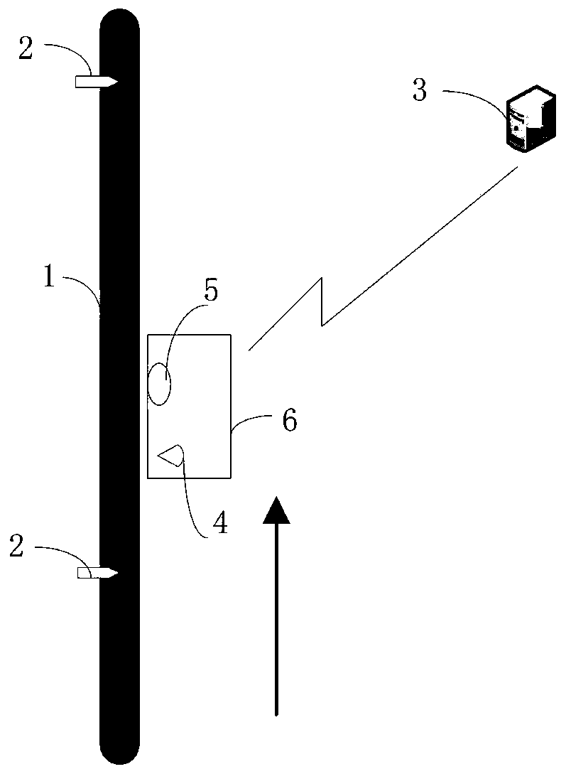 Offset-calculation-based rail vehicle positioning device, system and method