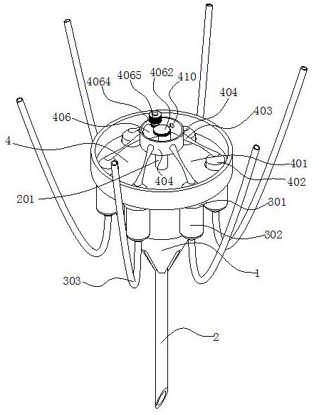 Tumor puncture extraction device