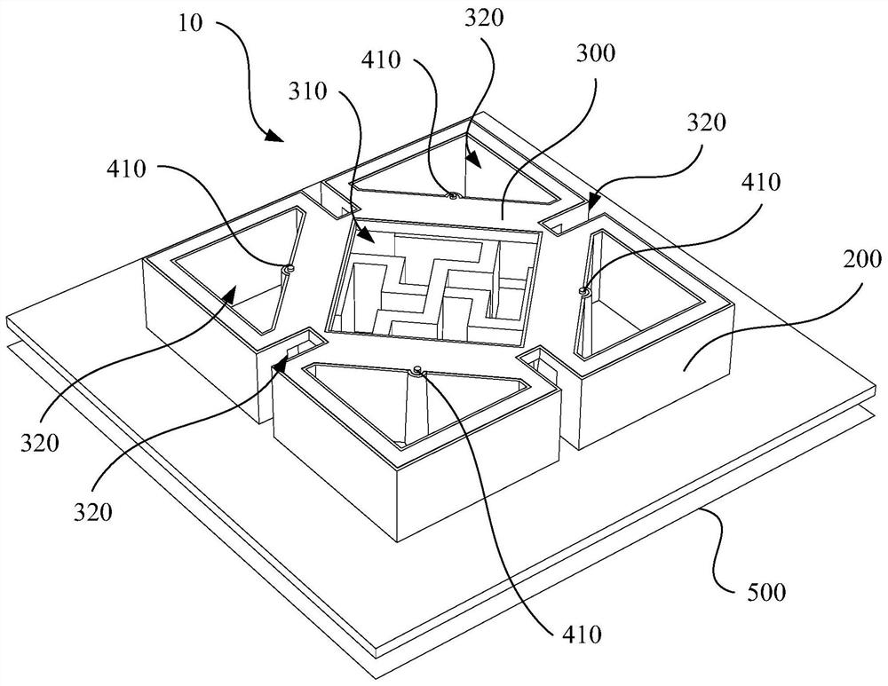 Patch antenna, radiation unit and feed structure