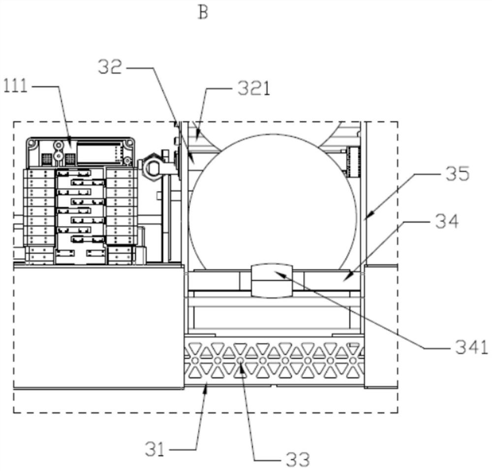 A tennis ball picking device