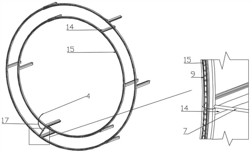 Tunnel lining segment ring, construction method and tunnel lining