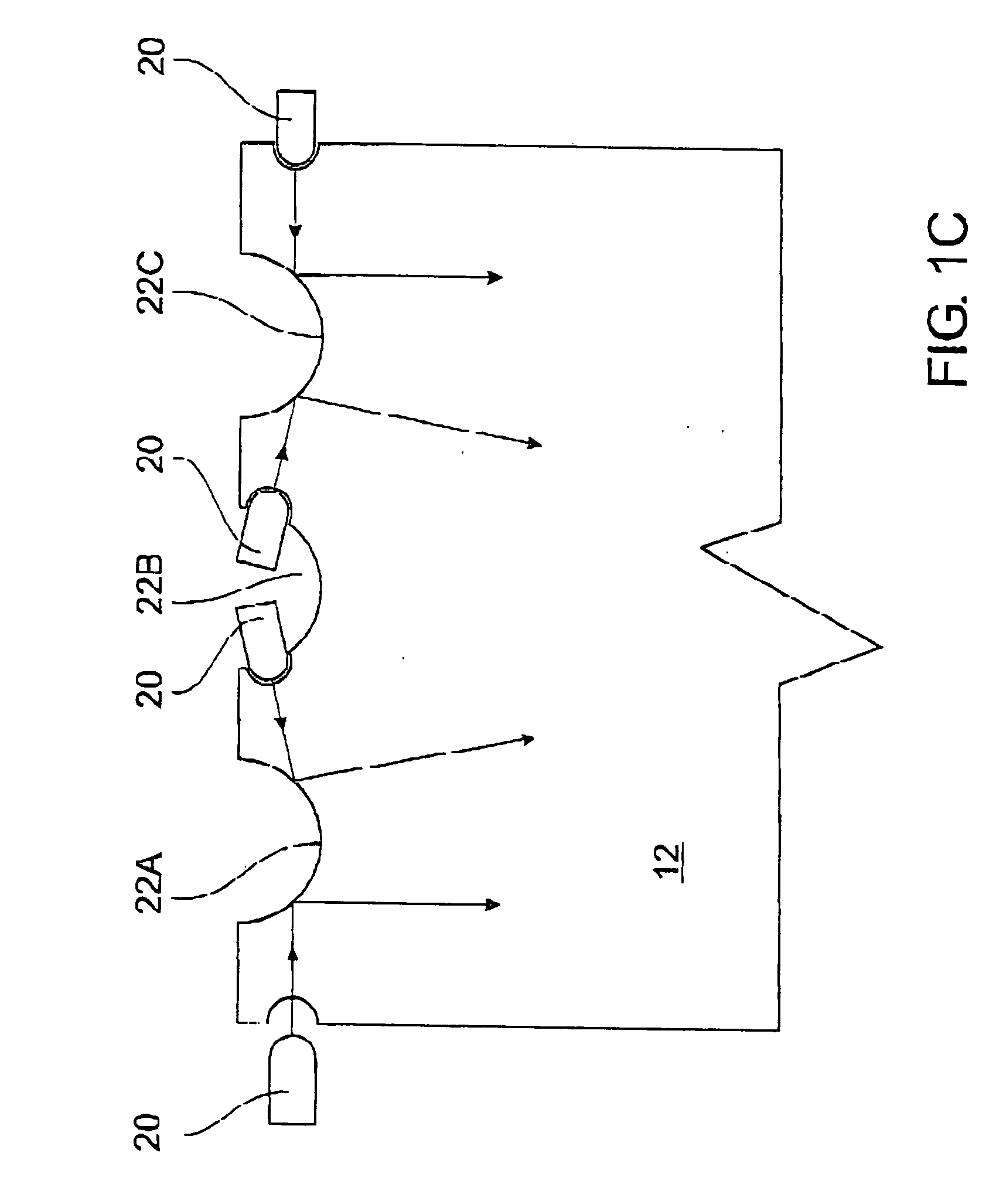 Illuminated background display apparatus