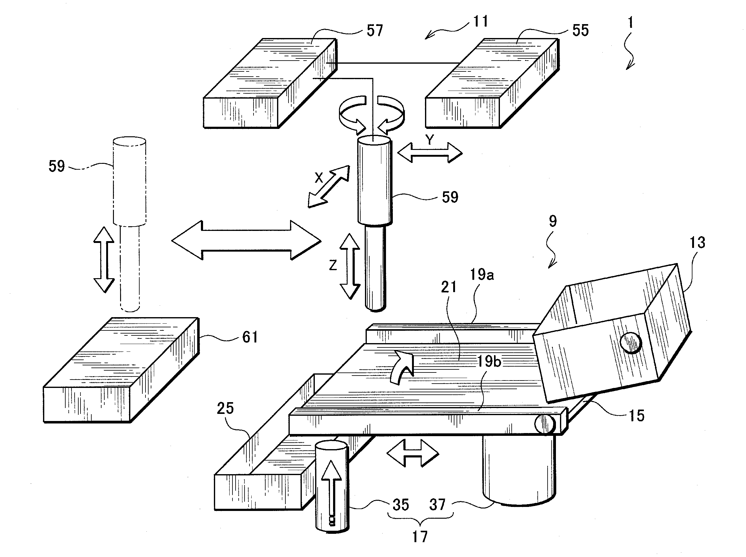 Workpiece feeder and adjustment-and-separation apparatus