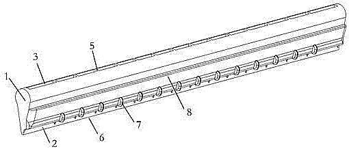 Scraper blade with water-absorbing function and cleaner using scraper blade