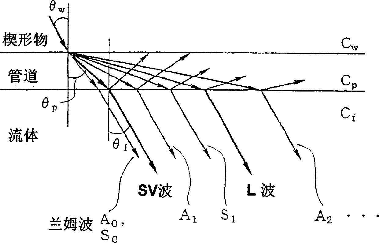 Clamp type doppler ultrasonic flow rate ditribution instrument