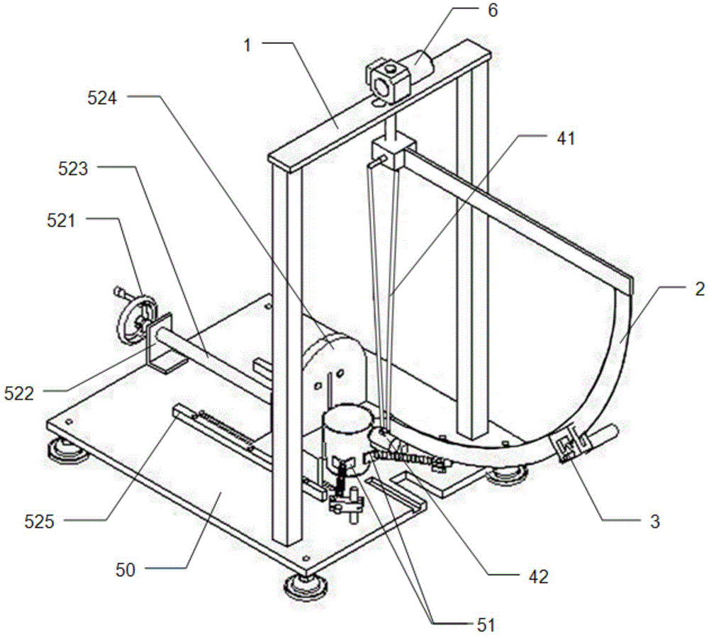 Impact testing machine for ceramic pendulum bob