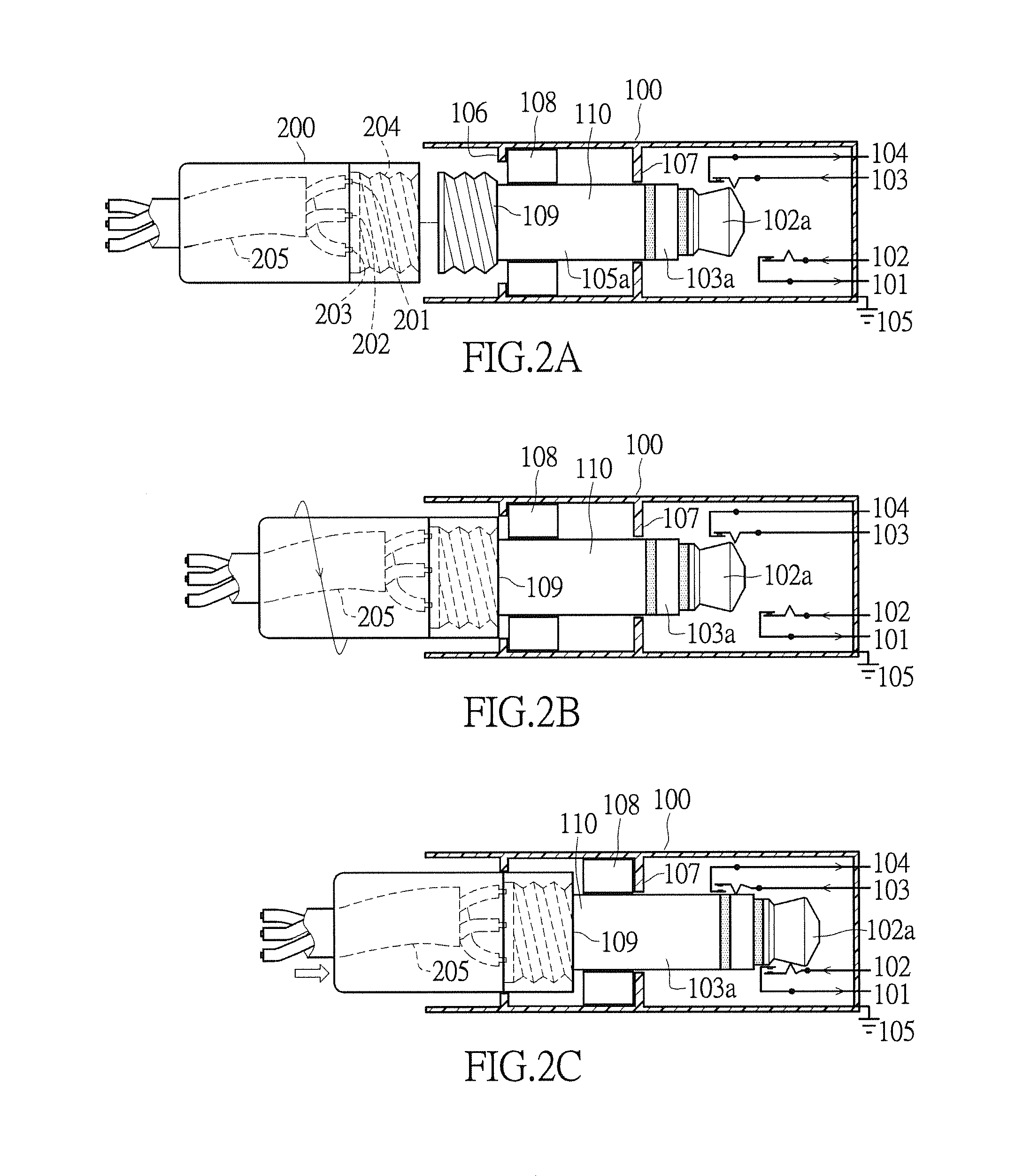 Annular signal feed module