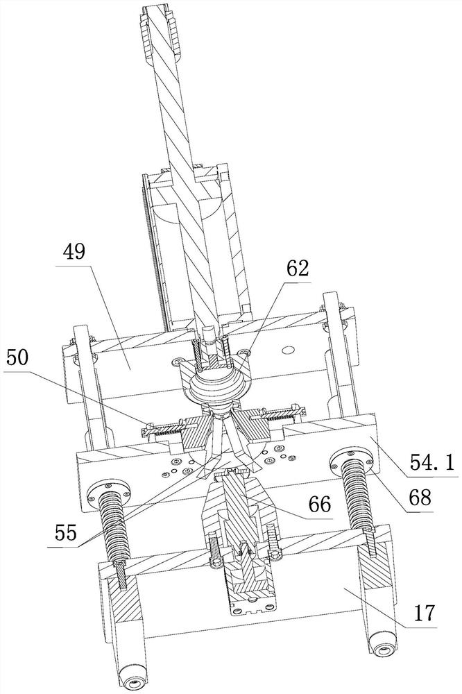 Automatic press-fitting line for shock absorber buffer inner core piece