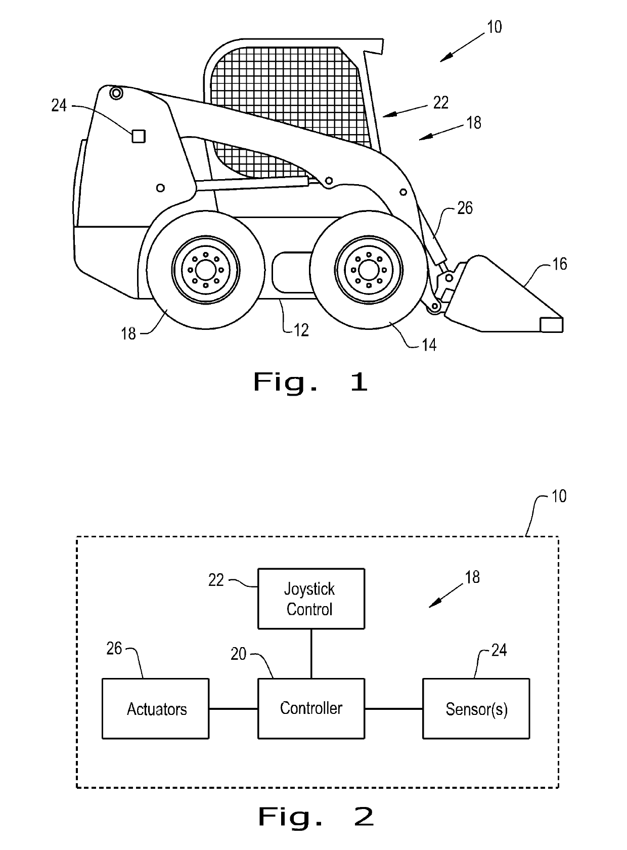 Active force/vibration feedback control method and apparatus for a movable machine