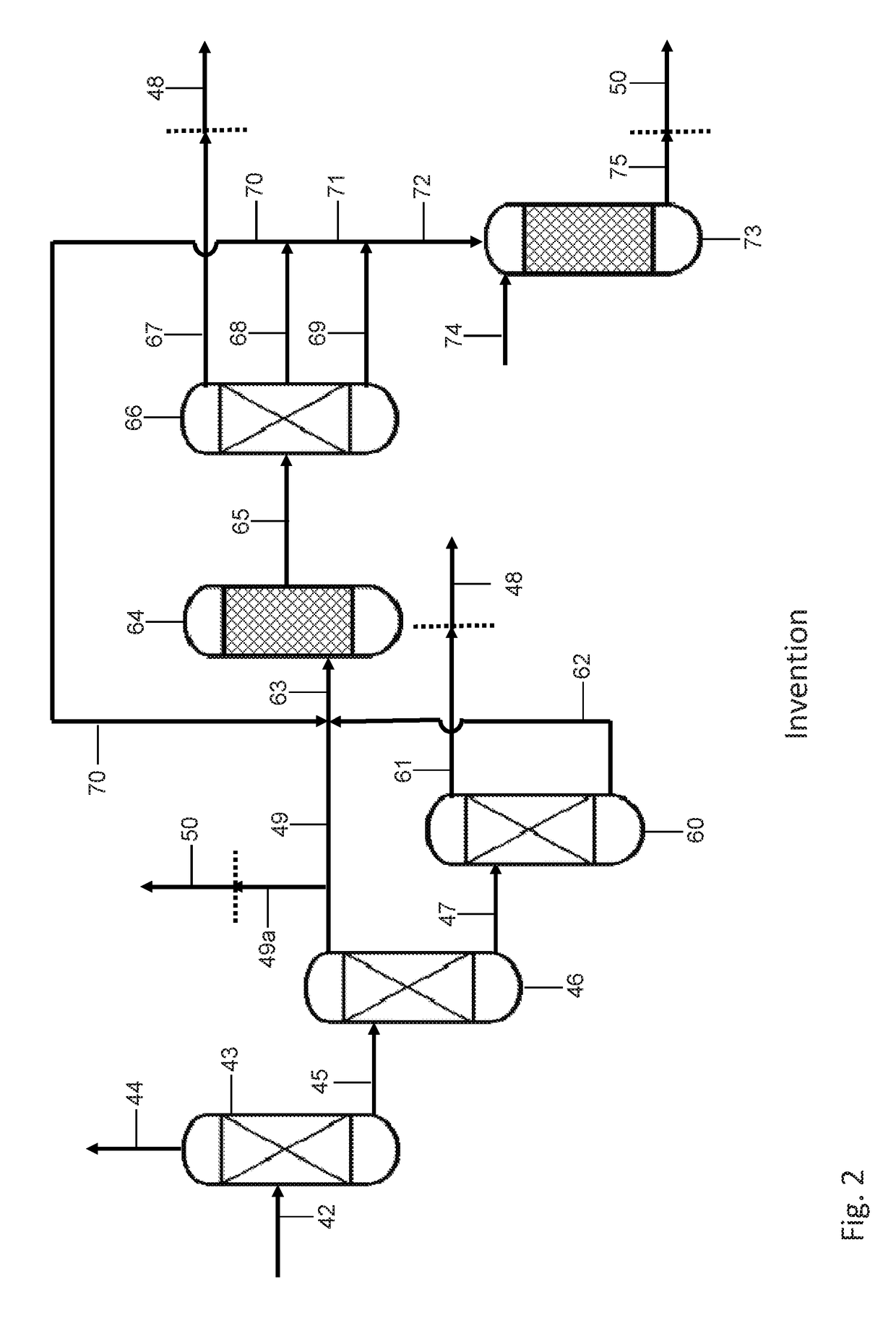 Process and plant for the recovery and utilization of higher olefins in the olefin synthesis from oxygenates