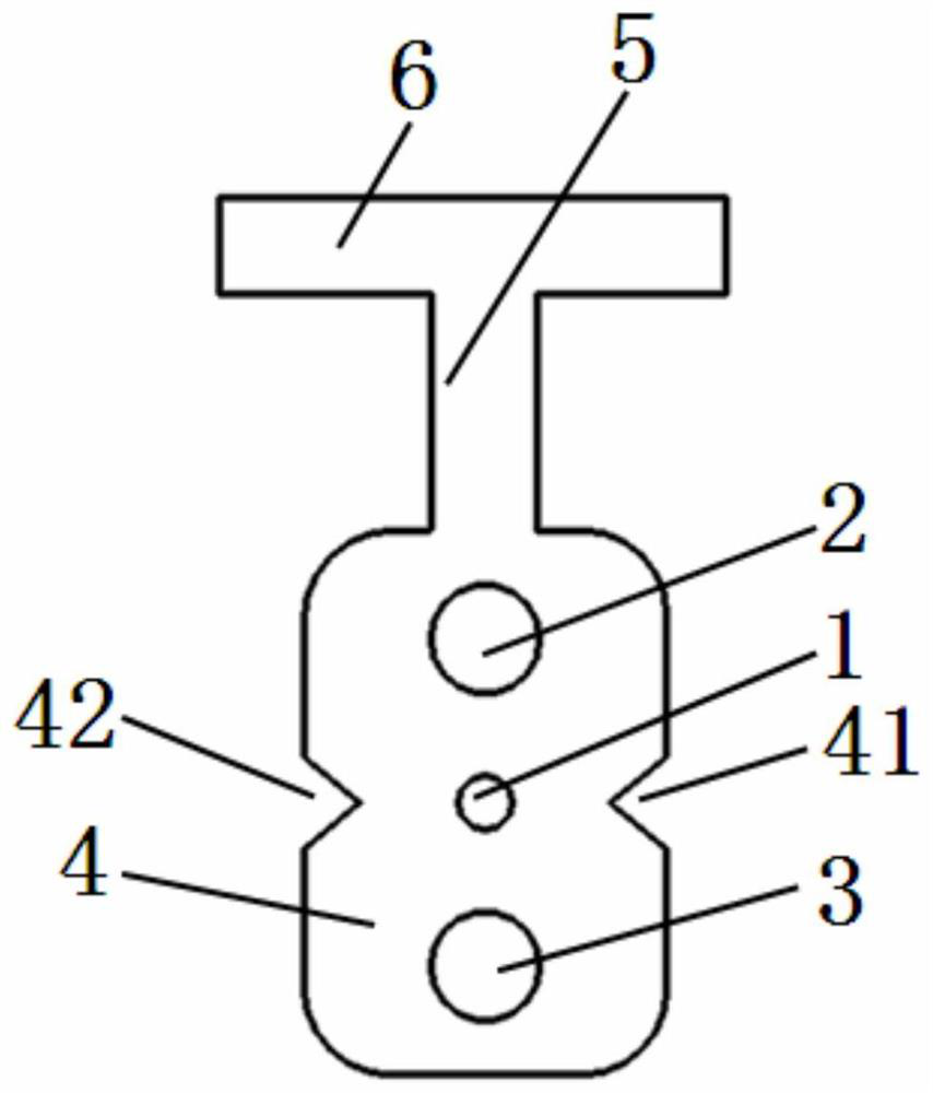 Self-supporting butterfly-shaped leading-in optical cable convenient for construction