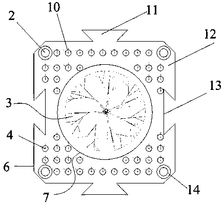 Production method of ecological slope protection plant planting device