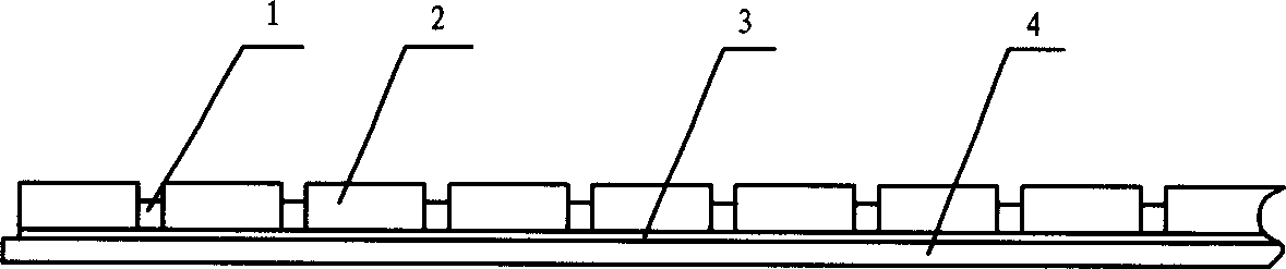 Integrated mosaic decoration plate and its processing and mounting method