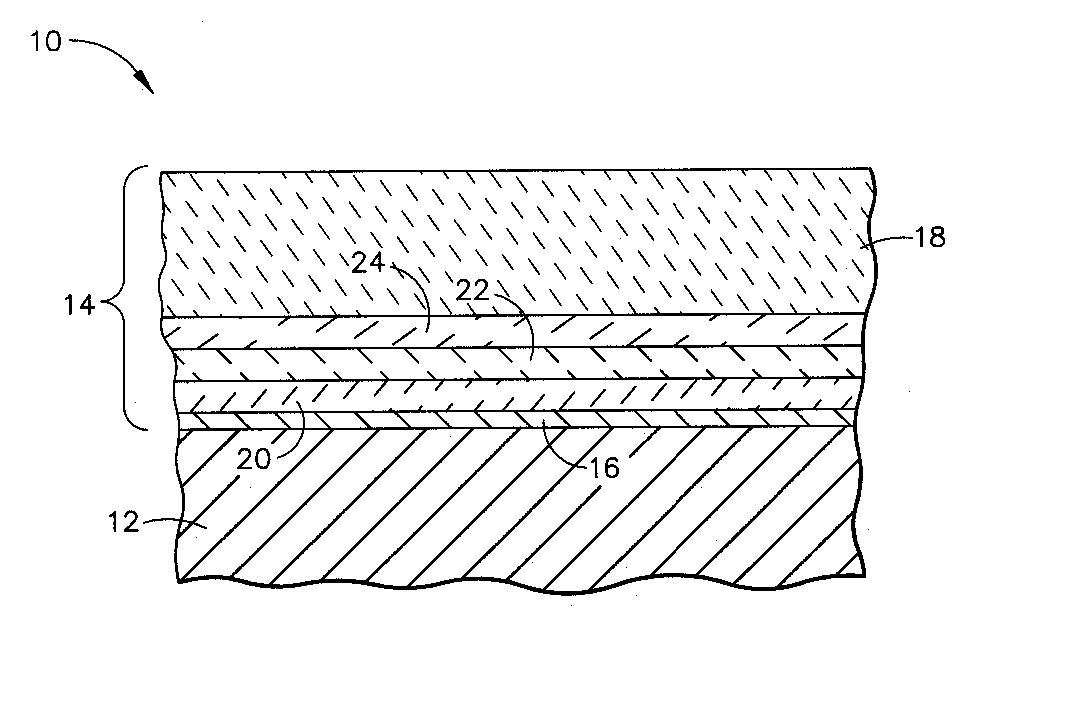 Thermal/environmental barrier coating system for silicon-containing materials