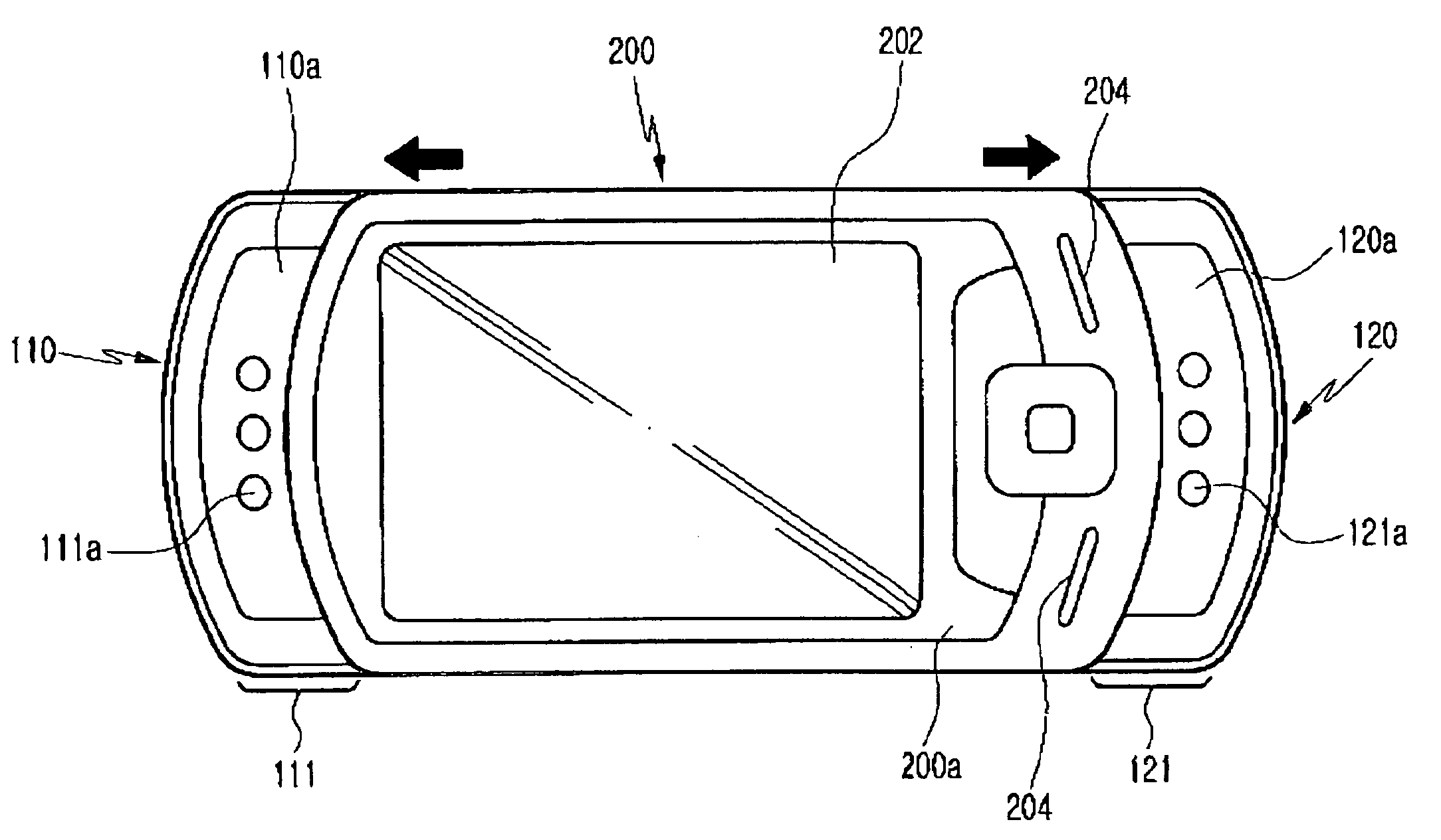 Sliding/swing-type portable digital communication apparatus