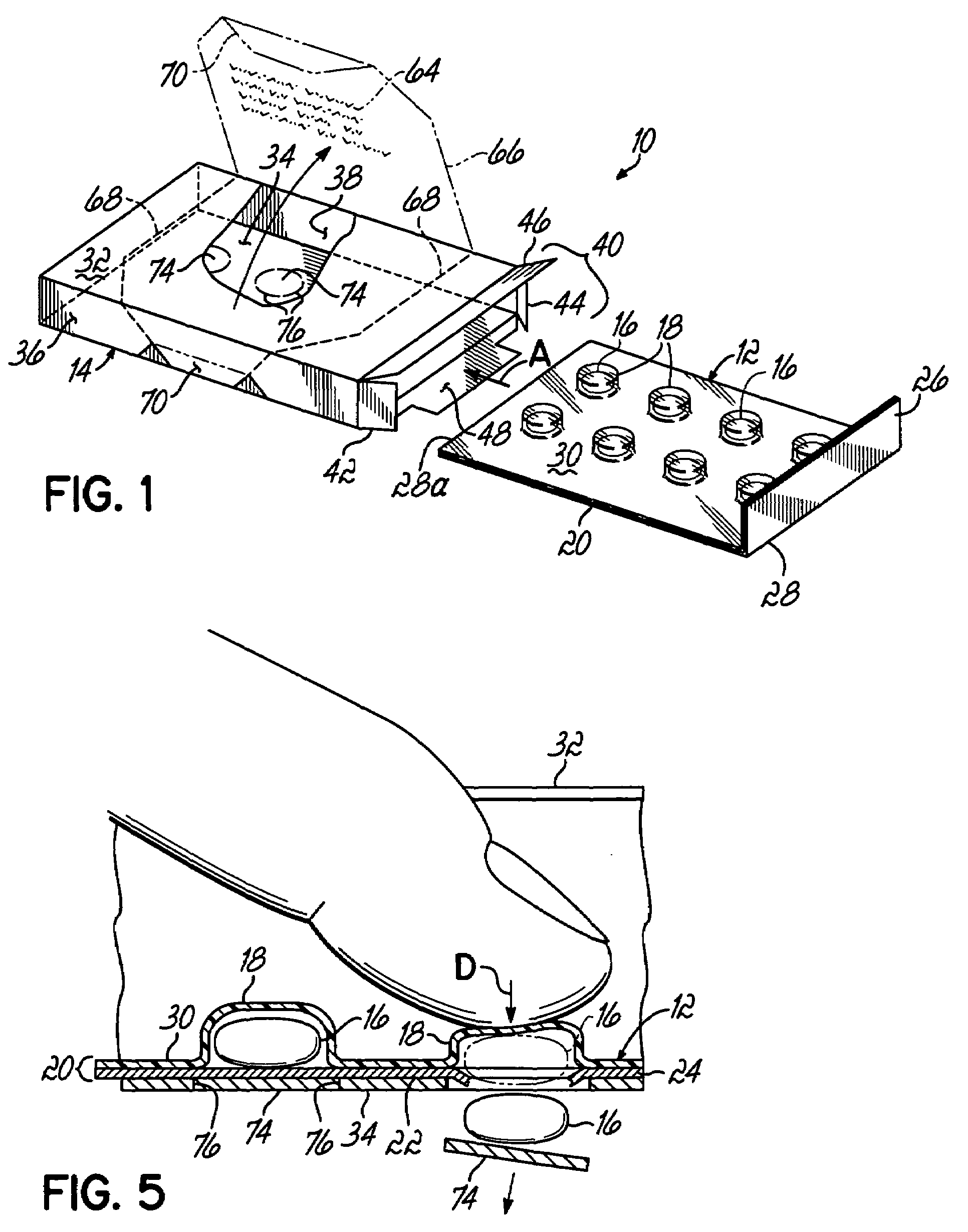 Unitary pharmaceutical package