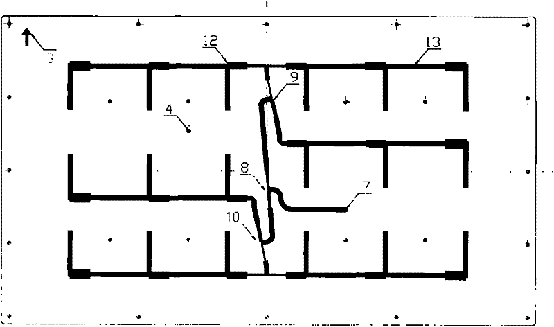 Multilayer micro-strip flat-plate array antenna with symmetric beams