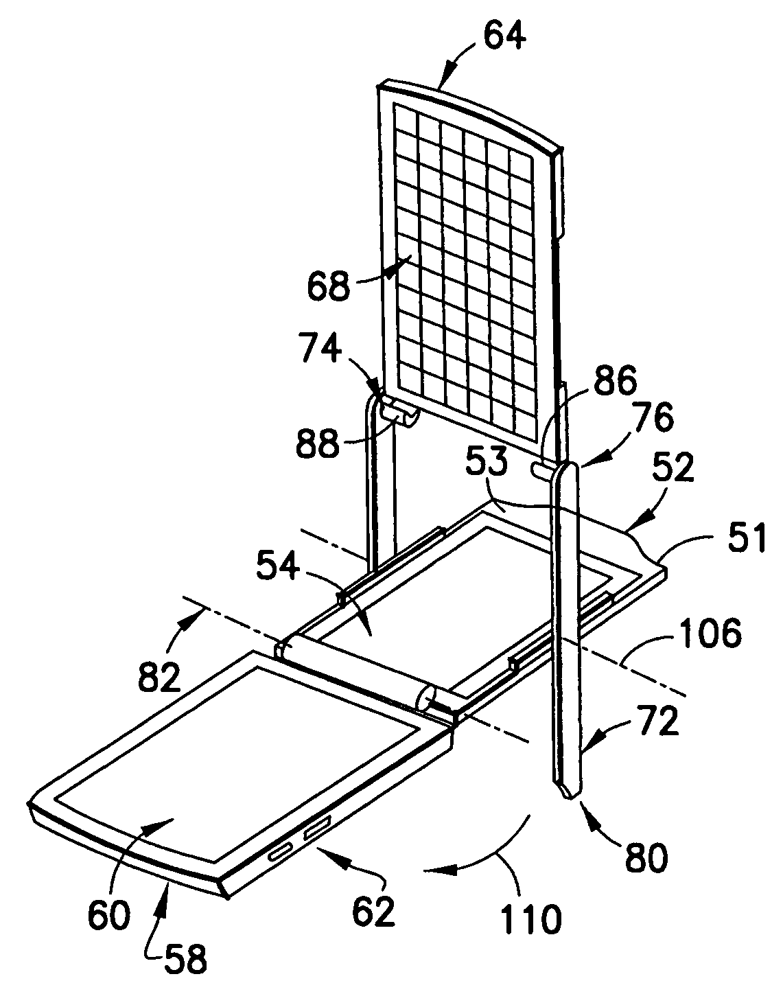 Foldable keyboard for an electronic device