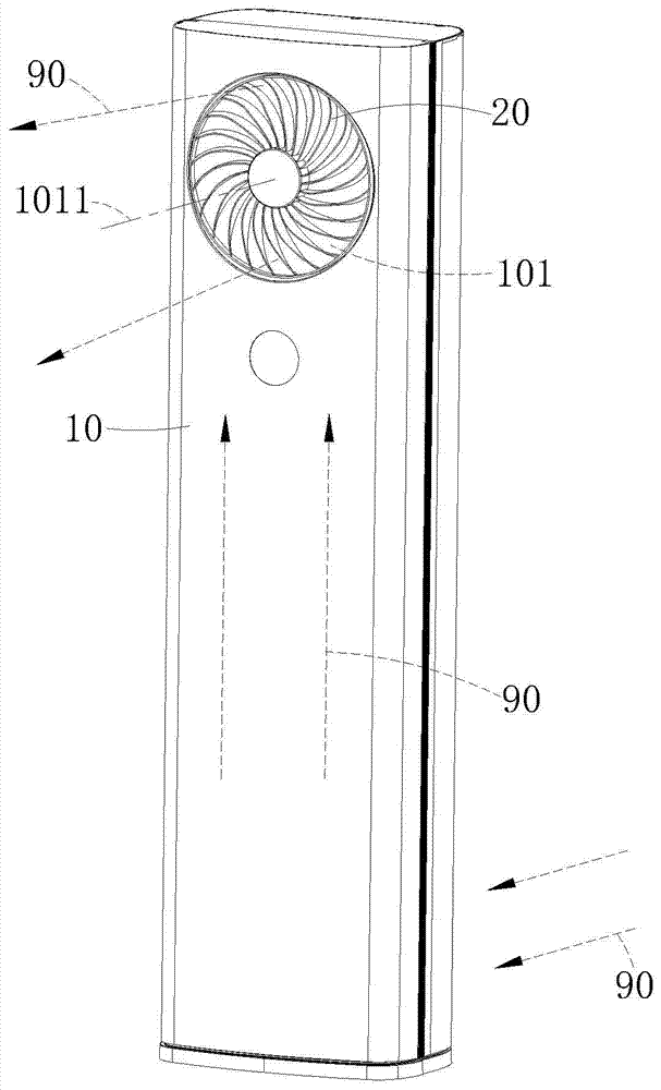 Air guide mechanism and indoor unit of air conditioner